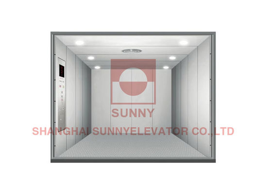 Stable 1000-10000kg Load Freight Elevator Lift with 0.5-1.75m/s Speed and Machine Roomless Design for Warehouse and Factory