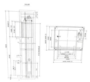 Load 250 - 400kg High Speed Elevator , High Safety Residential Home Elevators