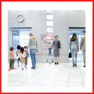 Roomless Passenger Elevator with 630-1000kg Load and 1.0-1.75m/s Speed for Energy Saving