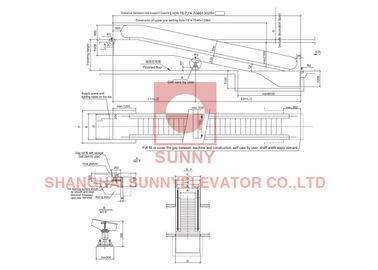 Outdoor 12° Escalators And Moving Walkways Speed 0.5m / S For Supermarket