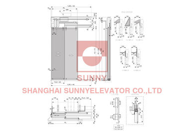 Gearless Eagle Belt Elevator Door Operator Parts Fermator Door Operator