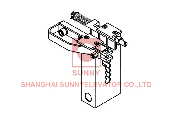 SN-SG-AQ10 Elevator Safety Gear Lift Components With Belleville Spring For Passenger Lift