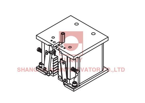 Certified Elevator Safety Components GB And CE Approved For Different Speeds And Guide Rail Widths