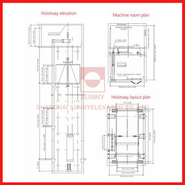 Large Space / Load High Speed Car Elevator Compact Simple Operation For Automobile