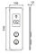 Electrical Parts Elevator Cop Lop / Mirror Elevator Button Panel