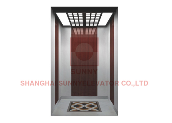 Color Stainless Steel Sheet Passenger Elevator Cabin Lift Elevator Design