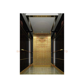 Black Titanium Series Hydraulic Passenger Elevator For Passenger Lift