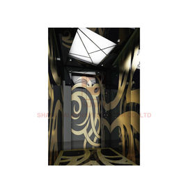 Black Titanium Series Hydraulic Passenger Elevator For Passenger Lift