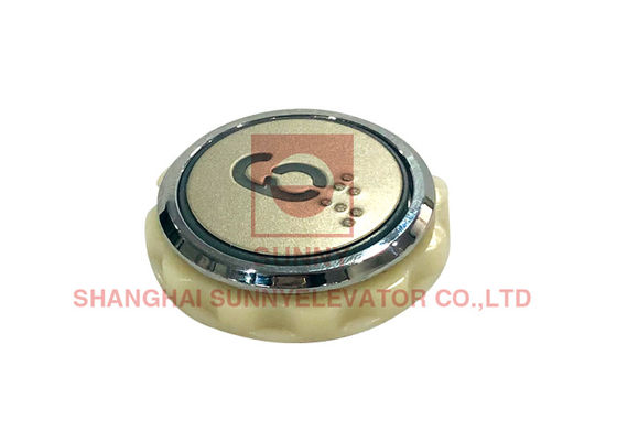 Elevator Push Button with Transparent Plastic Characters Braille and 13MM Thickness for Lift Panel