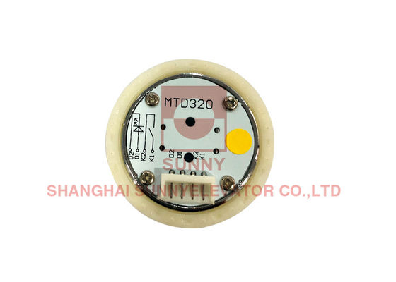 Elevator Push Button with Transparent Plastic Characters Braille and 13MM Thickness for Lift Panel