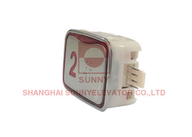 Easy Installation Square Elevator Stop Button / Push Button Switch 45x32x18mm