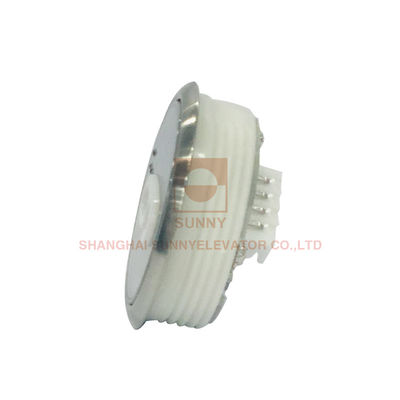 Stainless Plate Braille Elevator Buttons Φ44x18.5mm 50MA Elevator Push Button