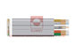 PVC Insulated Flat Elevator Travel Cable , Elevator Cctv Cable 300 / 500V