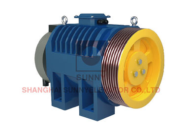 380V Passenger Elevator Lift Motor / Elevator Gearless Motor Single Wrap