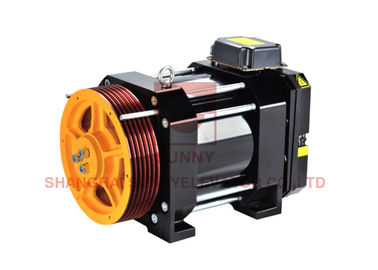 320mm Sheave DC 110V Double Geared Elevator Traction Motor For Lift Parts