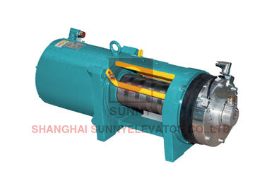 1.6m/S Low Noise Compact Gearless Traction Machine For Elevator Parts