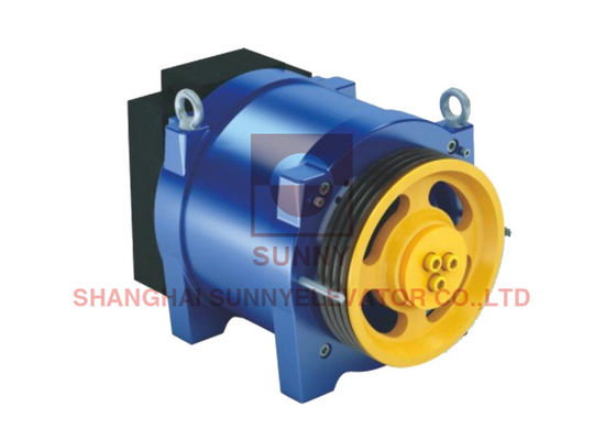 0.4m/S Load 450kg Gearless Elevator Traction Machine For Lift Parts