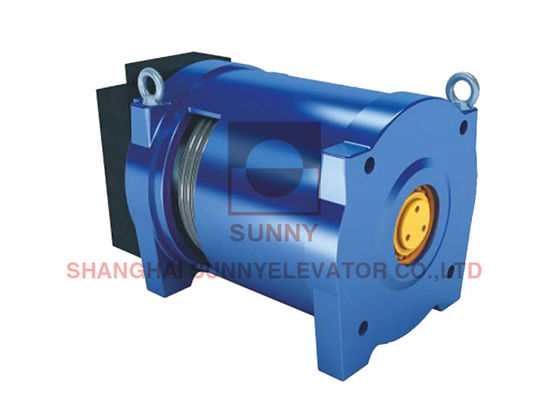 IP40 Passenger Elevator 0.4m/S Gearless Traction Machine Motor