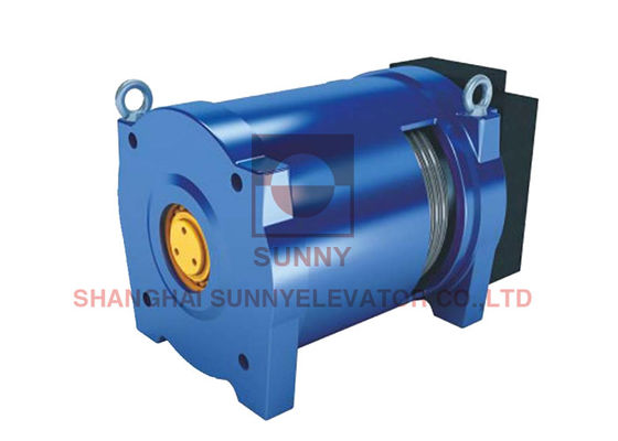 IP40 Passenger Elevator 0.4m/S Gearless Traction Machine Motor