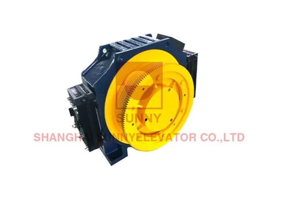 32 Poles Passengers Gearless Traction Machine Motor 1050kg Load