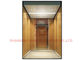Gold Mirror Residential Elevators Cabin Decoration For Passenger Lift