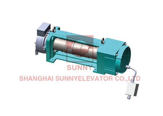 480kg Load Traction Drive Gearless Traction Machine For Elevator Lift Parts