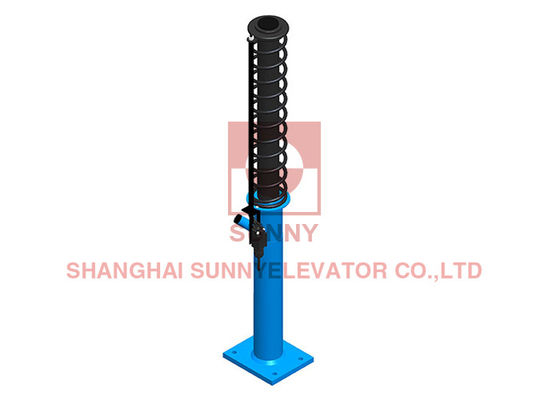 Load 860kg Elevator Safety Components 425mm Stroke Hydraulic Oil Buffer