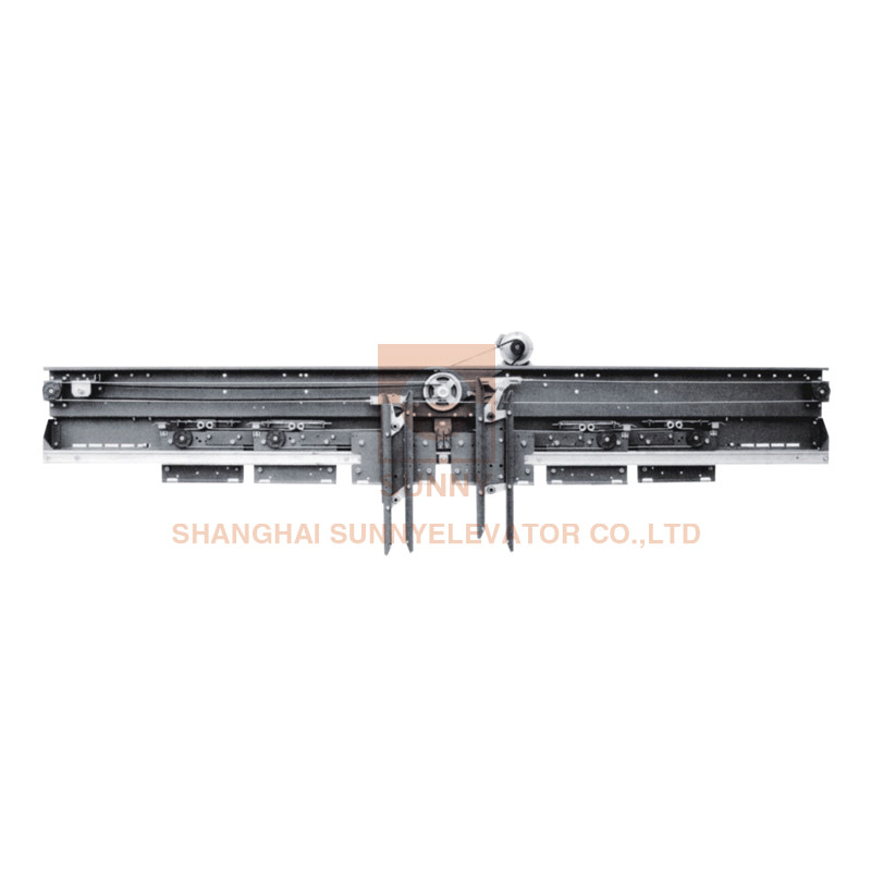 6 Panels Center Opening Vvvf Door Operator Elevator Parts With ...