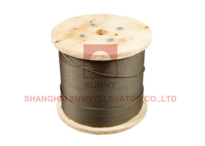 Passenger Elevator Lift Wire Rope 5m/S Galvanized Steel Wire Rope