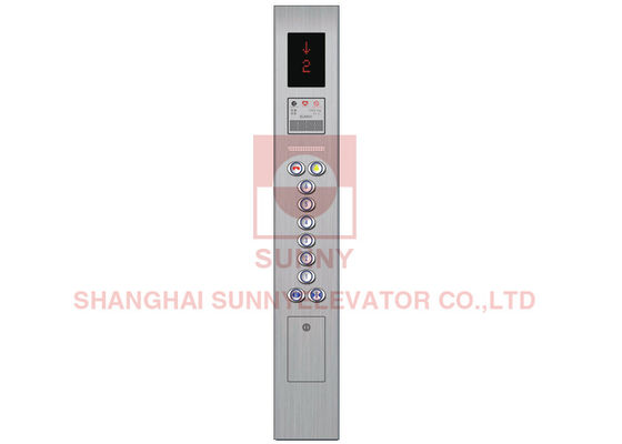Stainelss Steel Elevator Lop Cop Panels , Senven Segment Dispaly Elevator Lop
