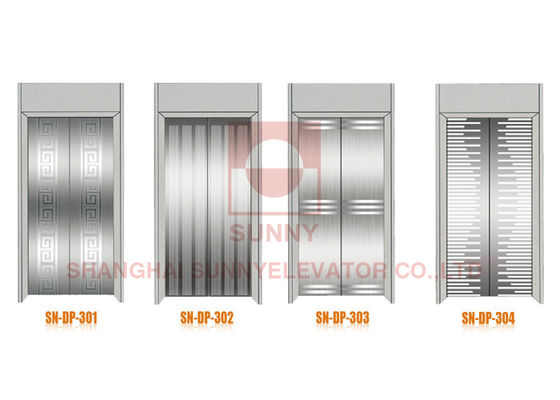 Mirror / Hairline / Etched Elevator Door Plates Panel Elevator Parts