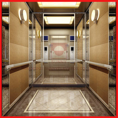 Large Load Passenger Lift Elevator For Apartment / Villa / Private House Traction Ratio 2:1