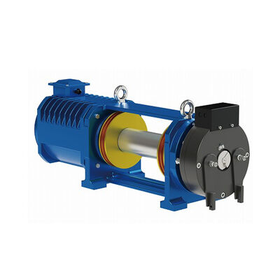 220/380V Elevator Gearless Traction Machine 320~450KG for villa passenger elevator