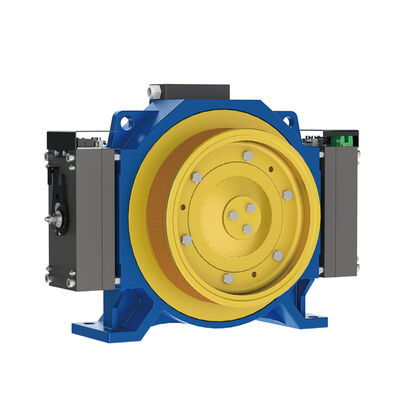 Permanent Magnet Synchronous Gearless Traction Machine for 320~1000kg Load with S5-40%ED Duty