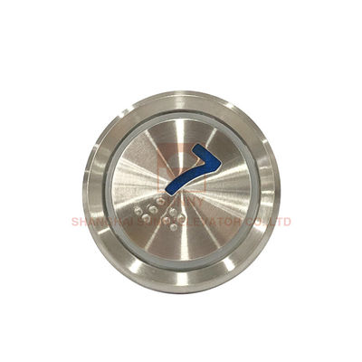 12-24 V LED Elevator Push Button with Stainless Steel Frame and Φ45x20mm Size for Lift Panels