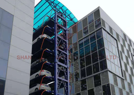 Low Noise Vertical Lifting 380V Garage Parking Lift With Auto Door