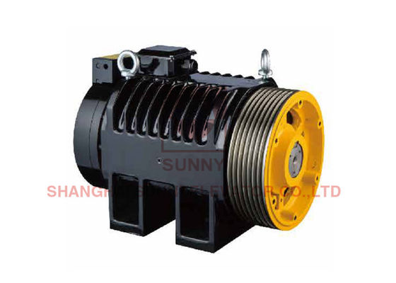 Passenger Elevator Load 1000kg Gearless Traction Machine For Elevator Parts
